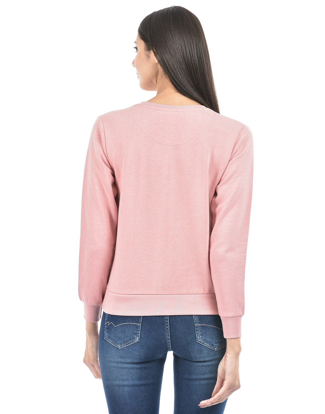 Numero Uno Women Typography Pink Sweat Shirt
